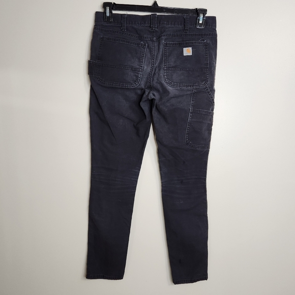 Carhartt Women's Blach Slim Fit Construction Work Pants Size 8 Regular - Picture 8 of 16